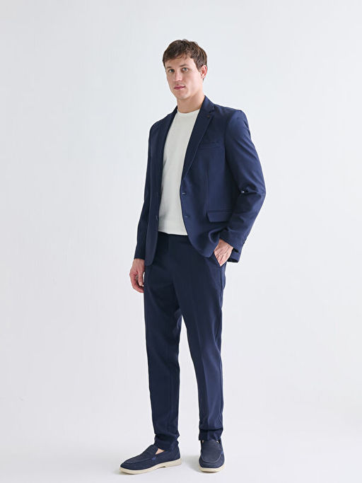 Standart Kal?p Erkek Blazer Ceket