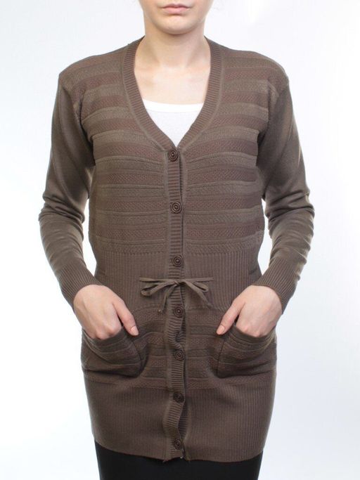 8508 Кардиган женский (80% хлопок, 20% anti-pillfibre) - Фабричный китай фото 2