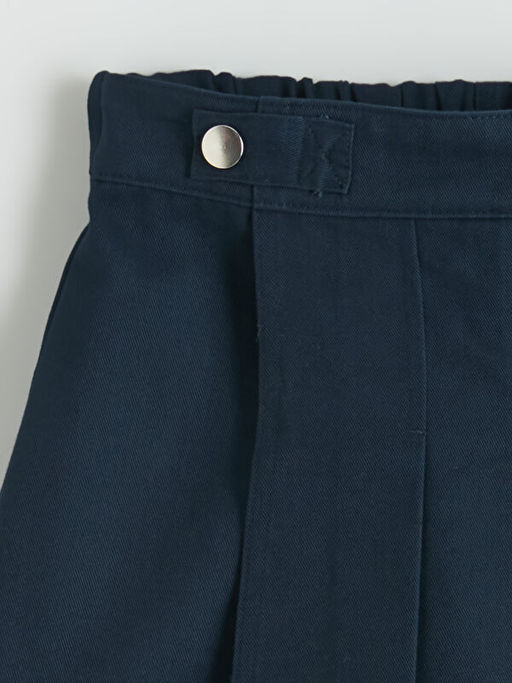 Basic Gabardin K?z ?ocuk ?ort Etek