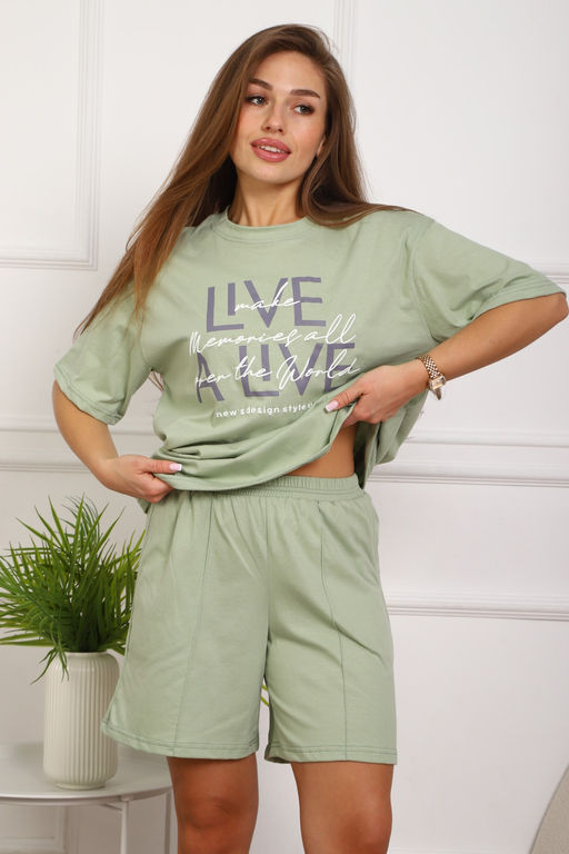 Костюм женский с шортами 20524