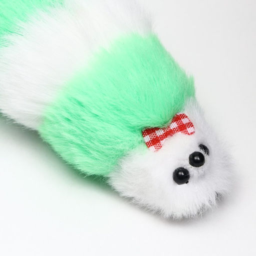 Мышь из искусственного меха, до 13 см, зелёная - Simaland фото 3