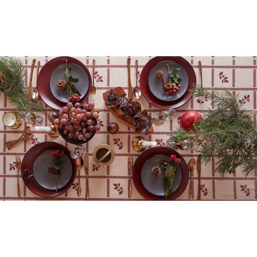 Скатерть новогодняя «Доляна» Merry Christmas, 146×110+/- 3 см, 100% хлопок, рогожка 164 г/м²