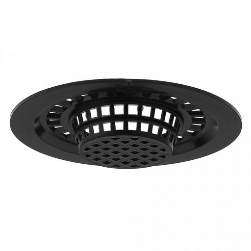 Пробка-сетка для раковины пластмассовая 7см, евро, внутренний д3,2см, черный (Россия) - Домашняя мода фото 4