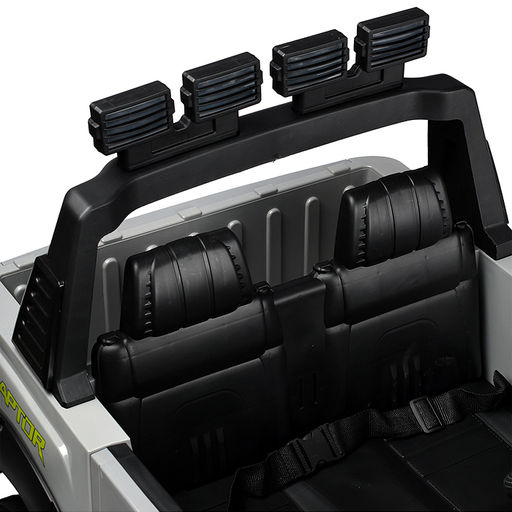 Электромобиль "Мощность скорости" на аккумуляторе, с р/у управлением, в коробке (серый)