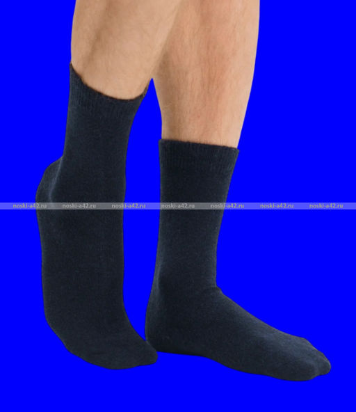 Цена за 12 пар.Термоноски мужские КАШЕМИР арт 1603 однотонные