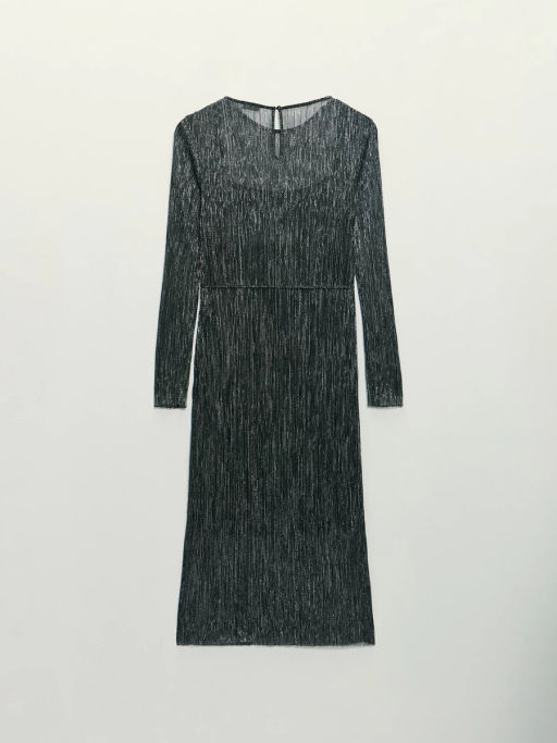 Платье миди с люрексом / Zarina