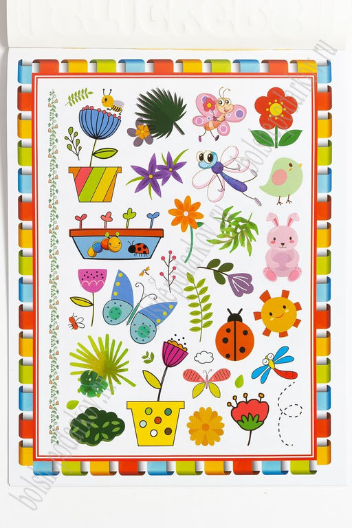 Альбом наклеек 22,7*30 см (6 листов) SF-5570, №3 - Больше подарков фото 2