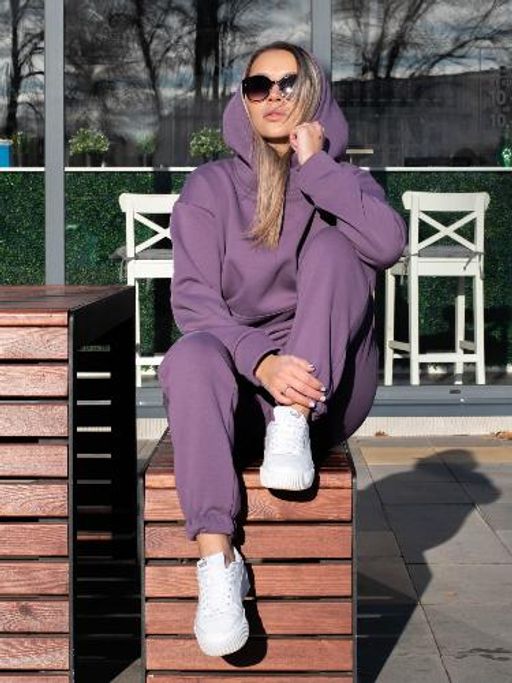 Женский Спортивный костюм БД040 сиреневый от Спортсоло - Sportsolo фото 4