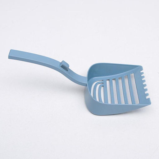 Туалет для кошек фигурный с бортом с совком, 54 х 38 х 20 см, бело-розовый - Пижон фото 9