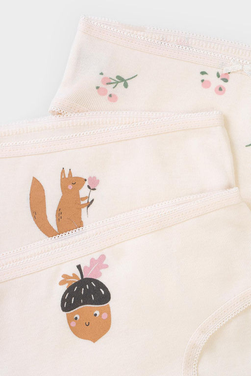 К 1909-3уп/сливки,ягодная полянка Ал набор трусы для дев - Crockid фото 2