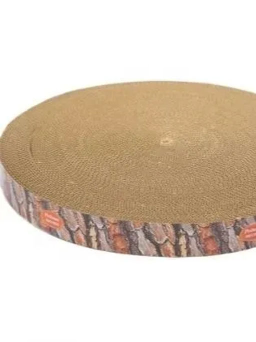 Когтеточка картон Редпл. ПЕНЬ Сосновый овальный с пропиткой 460х260хh25мм