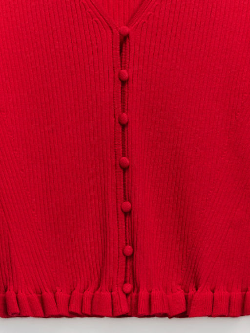 Приталенный кардиган из вискозы / Zarina фото 3