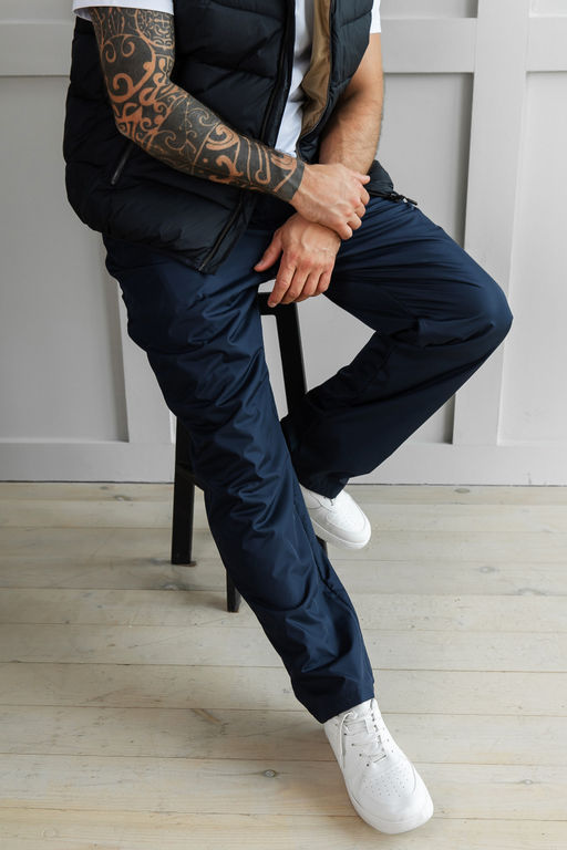 НА ФЛИСЕ утепленные ПЛАЩЕВЫЕ брюки - Relay фото 5