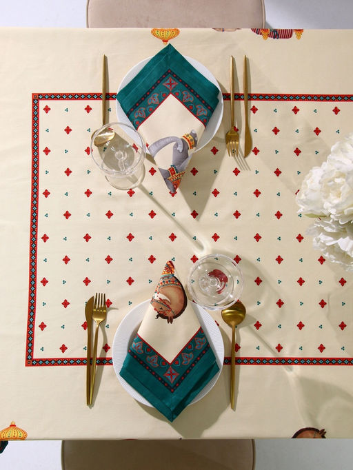 Набор кухонный «Этель. Нью-Дели»: скатерть 180×150 см, салфетка 40×40 см-8 шт., 100% хлопок