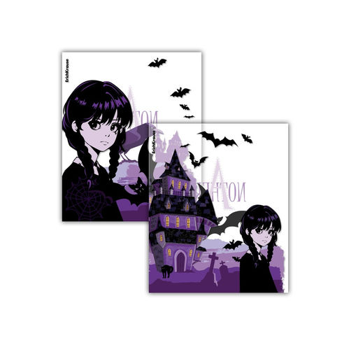 ErichKrause® Набор пластик. обложек "Another One"12 шт (для тетр. и дневников) 212х347мм, арт.61126