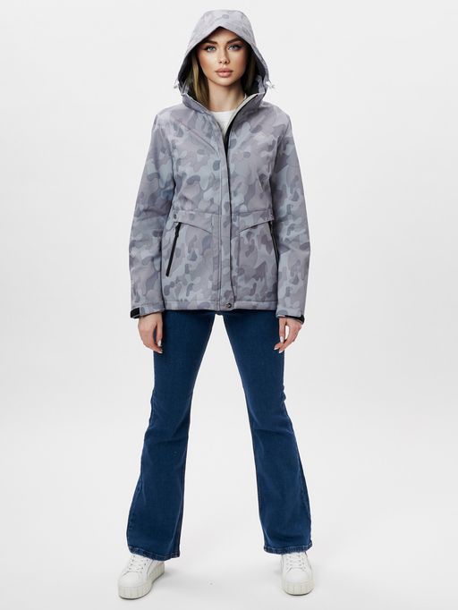 Ветровка MTFORCE женская softshell серого цвета 22005Sr  фото 6