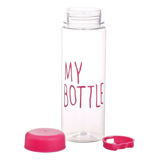Бутылка для воды My bottle, 500 мл, 19.5×6 см, чехол в комплекте, фуксия