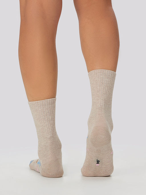 Носки женские в наборе с забавными капибарами и надписями, 3 пары - Mark formelle фото 6