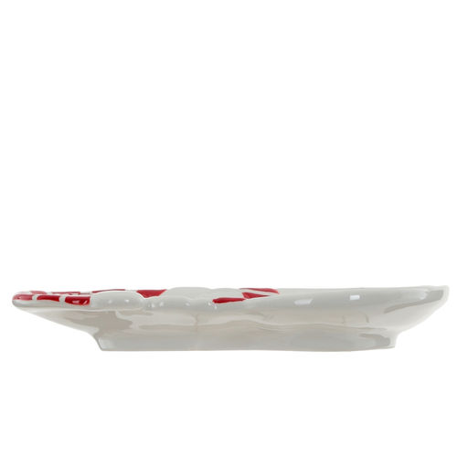 Тарелка "Снеговик", L13 W17,5 H2 см