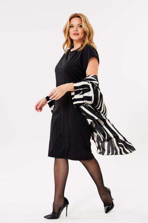 Костюм Michel Chic 1398 черный, зебра  фото 3