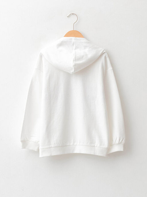 Kap??onlu Uzun Kollu Harvard University Bask?l? K?z ?ocuk Sweatshirt - Waikiki фото 2