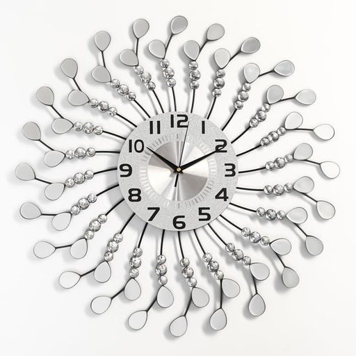 Часы настенные интерьерные «Гипно», серия: Ажур, бесшумные, плавный ход, 58×58 см, d=22 см, от батарейки 1хАА