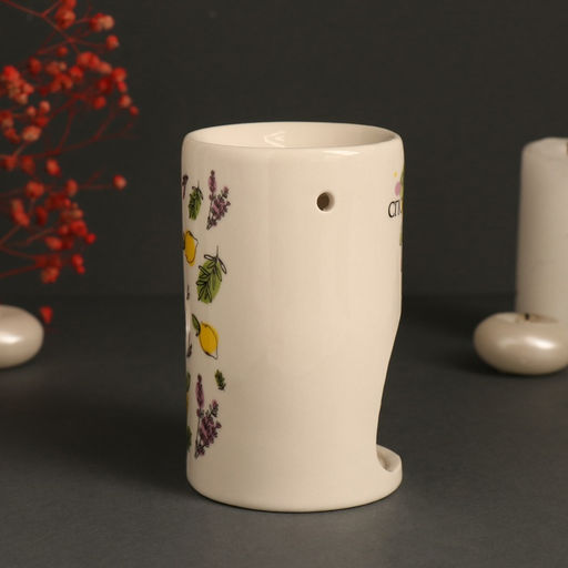 Аромалампа для эфирных масел Формула спокойствия, керамика, белая, 7.2?7.2?11.6 см - Simaland фото 5