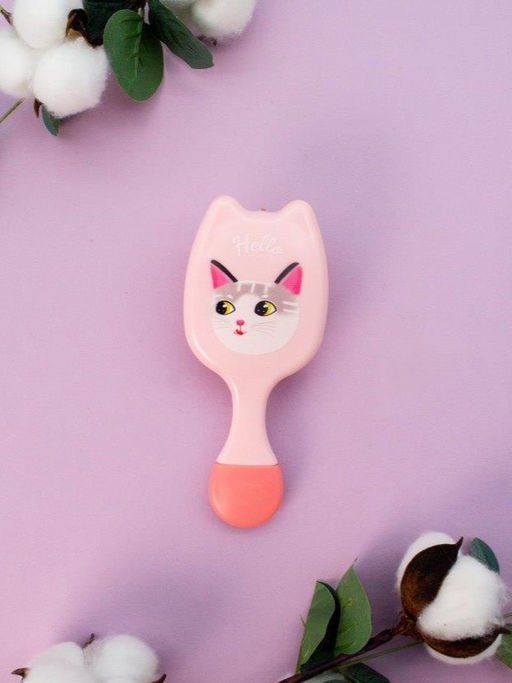 Расческа Hello cat, pink