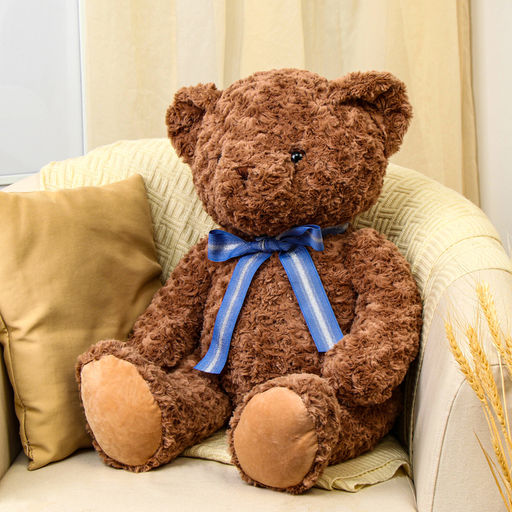 Мягкая игрушка «Медведь» кудрявый, 70 см, цвет коричневый