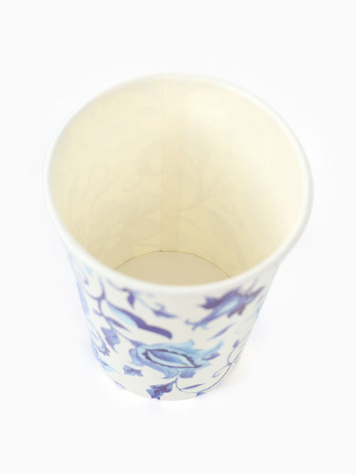 Цена за 2 шт. Стакан бумажный одноразовый «Синие Узоры», 250 мл 6 шт