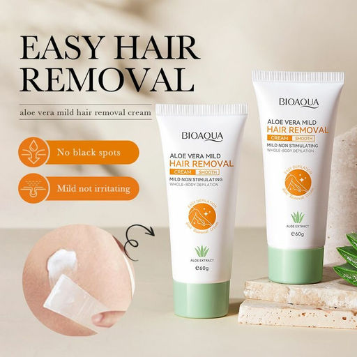 Крем для удаления волос BIOAOUA не раздражает кожу, нежный крем для удаления волос с алоэ вера - Laikou фото 2