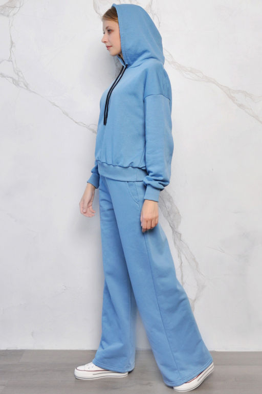 Арт. 2517 Костюм с брюками женский 42-48 (4 шт) Цвет:морозное утро - Калинка фото 11