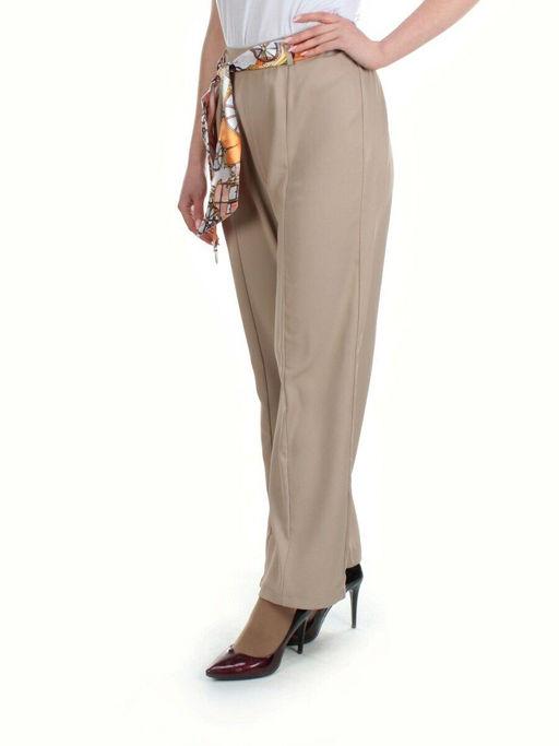 KD-1063 BEIGE Брюки женские - Фабричный китай фото 3
