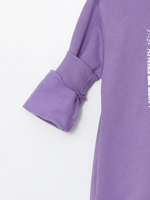 Kap??onlu K?z ?ocuk Kal?n Sweatshirt