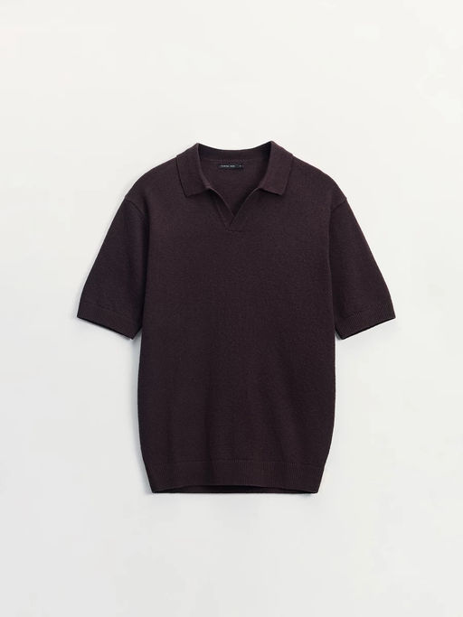 Джемпер поло из смесового хлопка / Zarina  фото 8