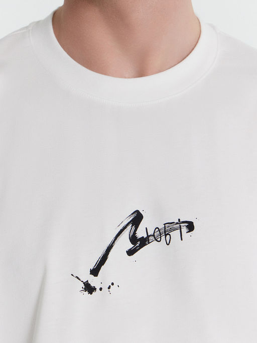 Футболка мужская белая Любi ноччу и днём гарачым агнём - Mark formelle фото 6