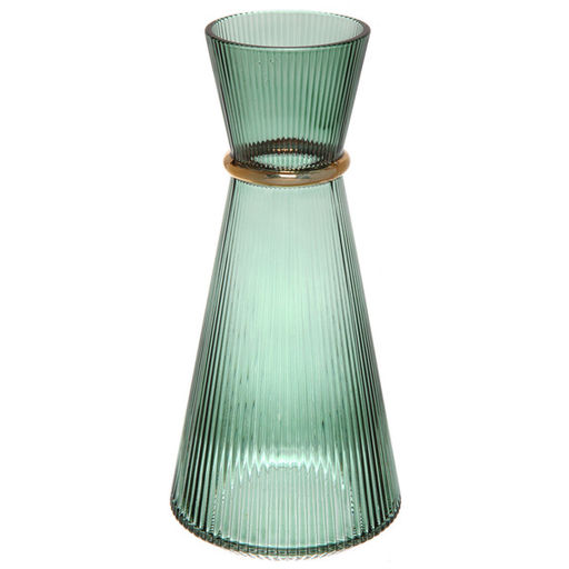 Ваза стеклянная "VIVALDI" 1350мл, зеленая