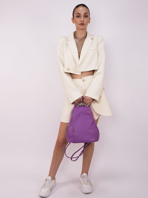 LACCOMA рюкзак Кэрри-Л815-орхидея эко кожа хлопок