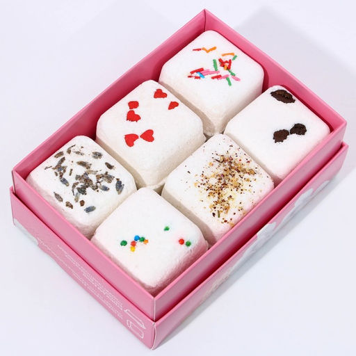 Подарочный набор косметики С 8 Марта!, бомбочки для ванны с добавками 6?65 г, Чистое счастье  фото 5