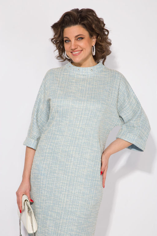 Платье Liliana 1407 голубой - Ninele фото 2