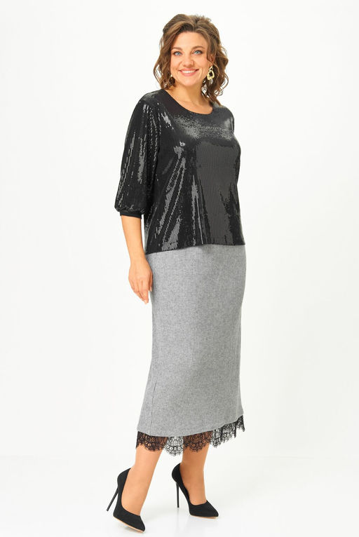 Блуза ANDINA CITY 3017-25 черный