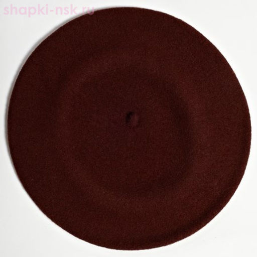 Берет фетр без отделки 11 Берет женский (56-58)