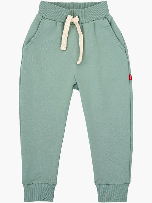 Брюки для девочки на резинке из кашкорсе UD 7517 мокко - Mini maxi фото 14