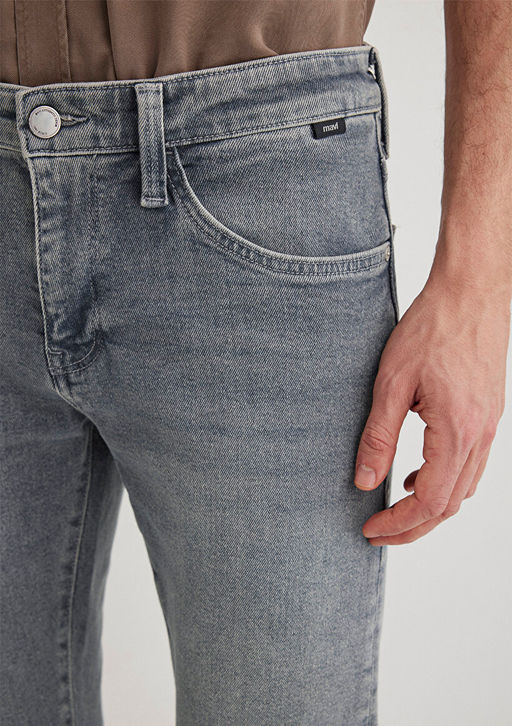 Kvnc Mavi Black Ac?k Gri Jean Pantolon  фото 5