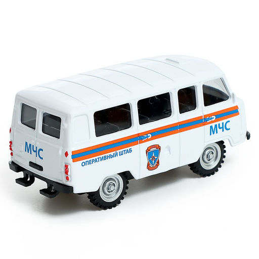 Машина металлическая УАЗ-3962. МЧС, инерция, 1:43 - Автоград фото 3