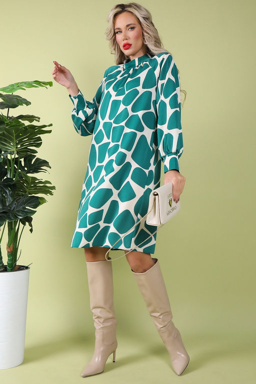 Платье В моем вкусе (изумруд) - Эльза фото 19