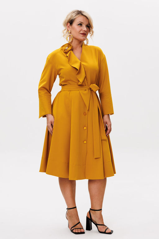 Платье Anastasia 1208.4 горчица