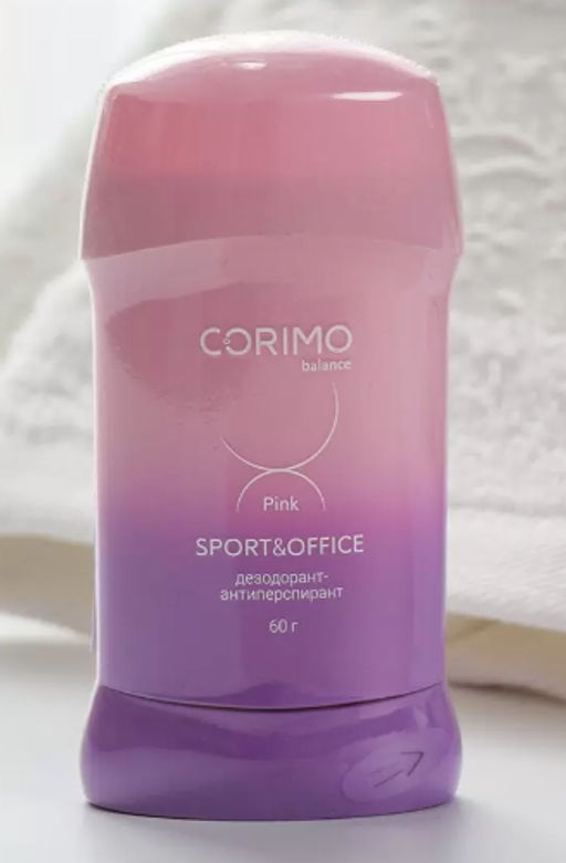А.Т. Corimo Дезодорант-стик твердый гелевый д/тела Pink Sport & Office 60гр роз.
