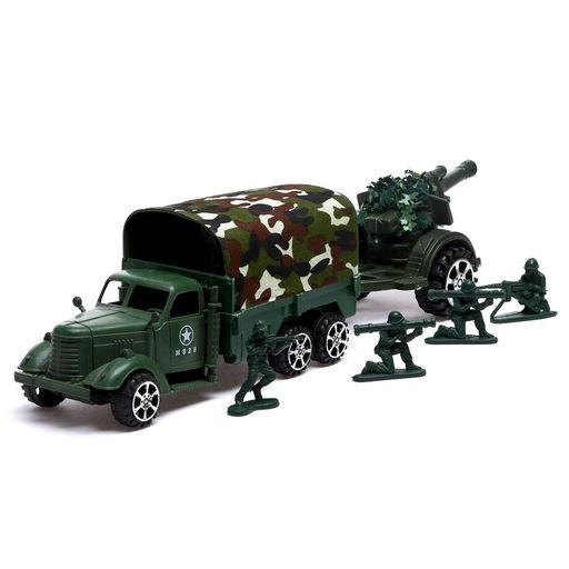 Машина инерционная Армия, с прицепом, МИКС - Simaland фото 8