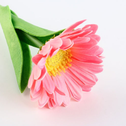 Ручка прикол, шариковая, синяя паста, 1.0 мм 8 марта: Розовая гербера